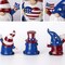 3 piece patriotic gnome decoration set featuring stars and stripes designs perfect for home decor outdoor yard displays and celebrations like independence day and memorial day